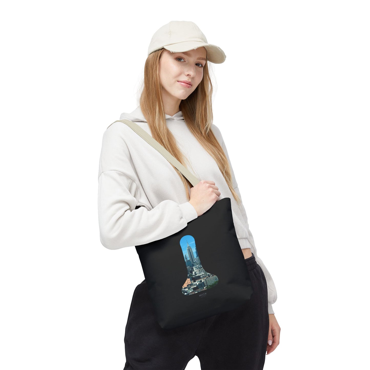 TOTE BAG WITH NEW YORK LAMP