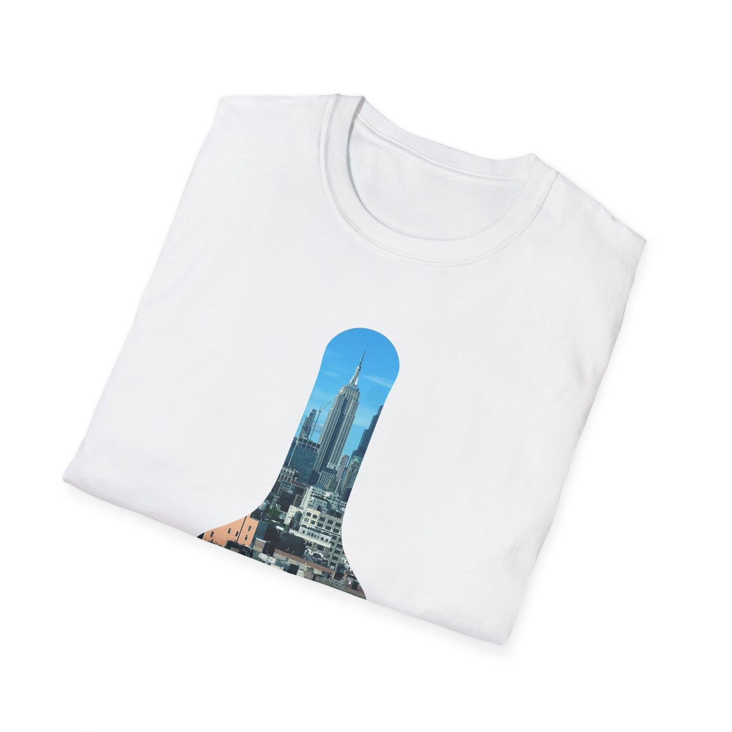 T-SHIRT WITH NEW YORK LAMP PRINT