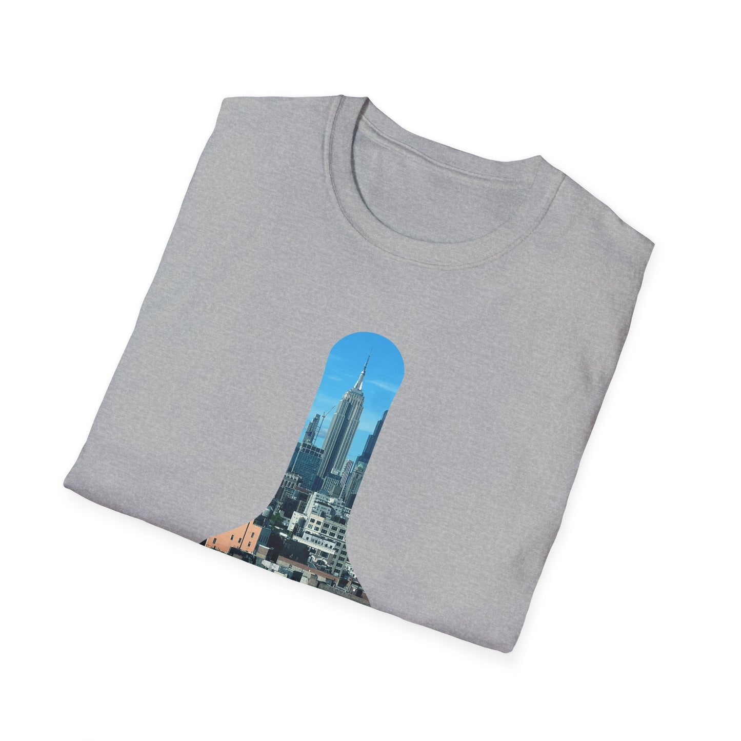 T-SHIRT WITH NEW YORK LAMP PRINT