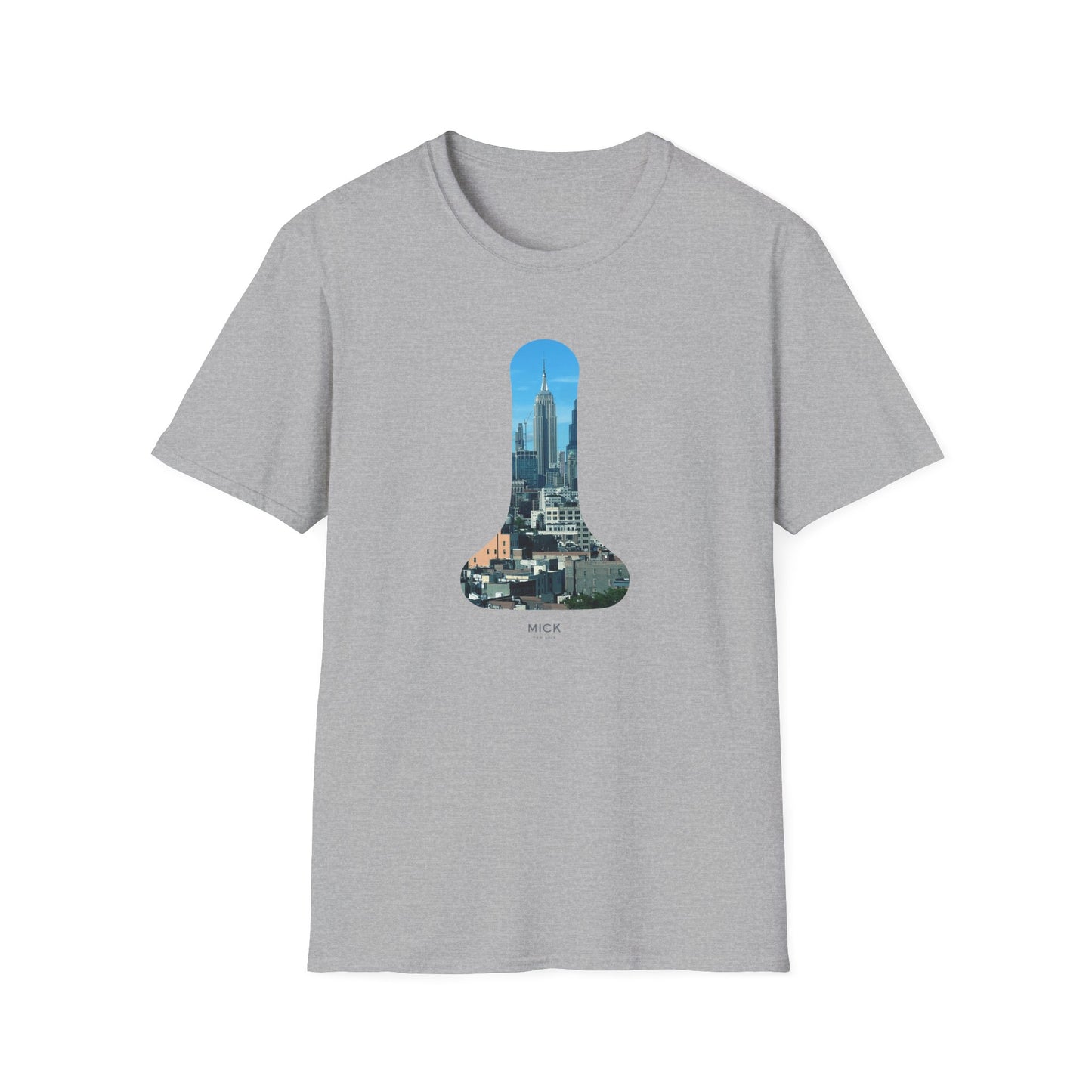 T-SHIRT WITH NEW YORK LAMP PRINT