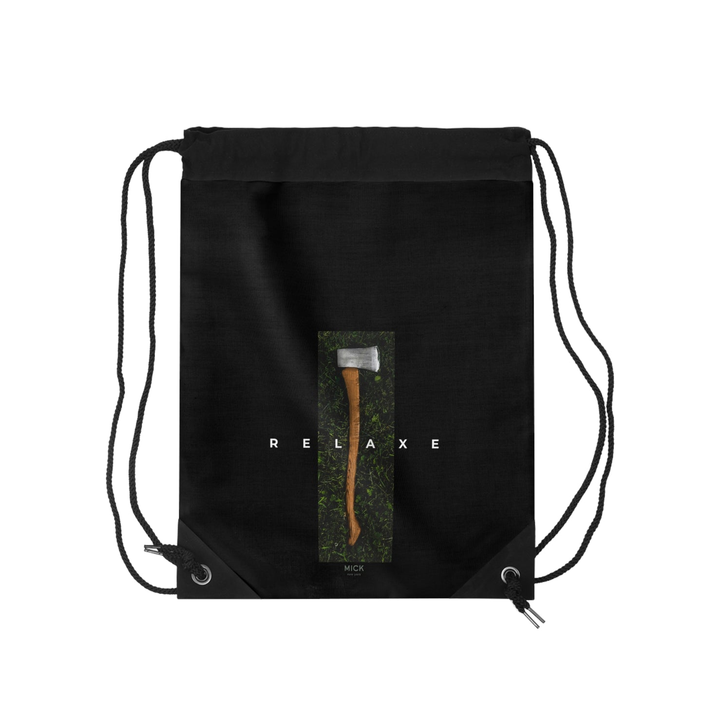 DRAWSTRING BAG WITH THE RELAXE PRINT