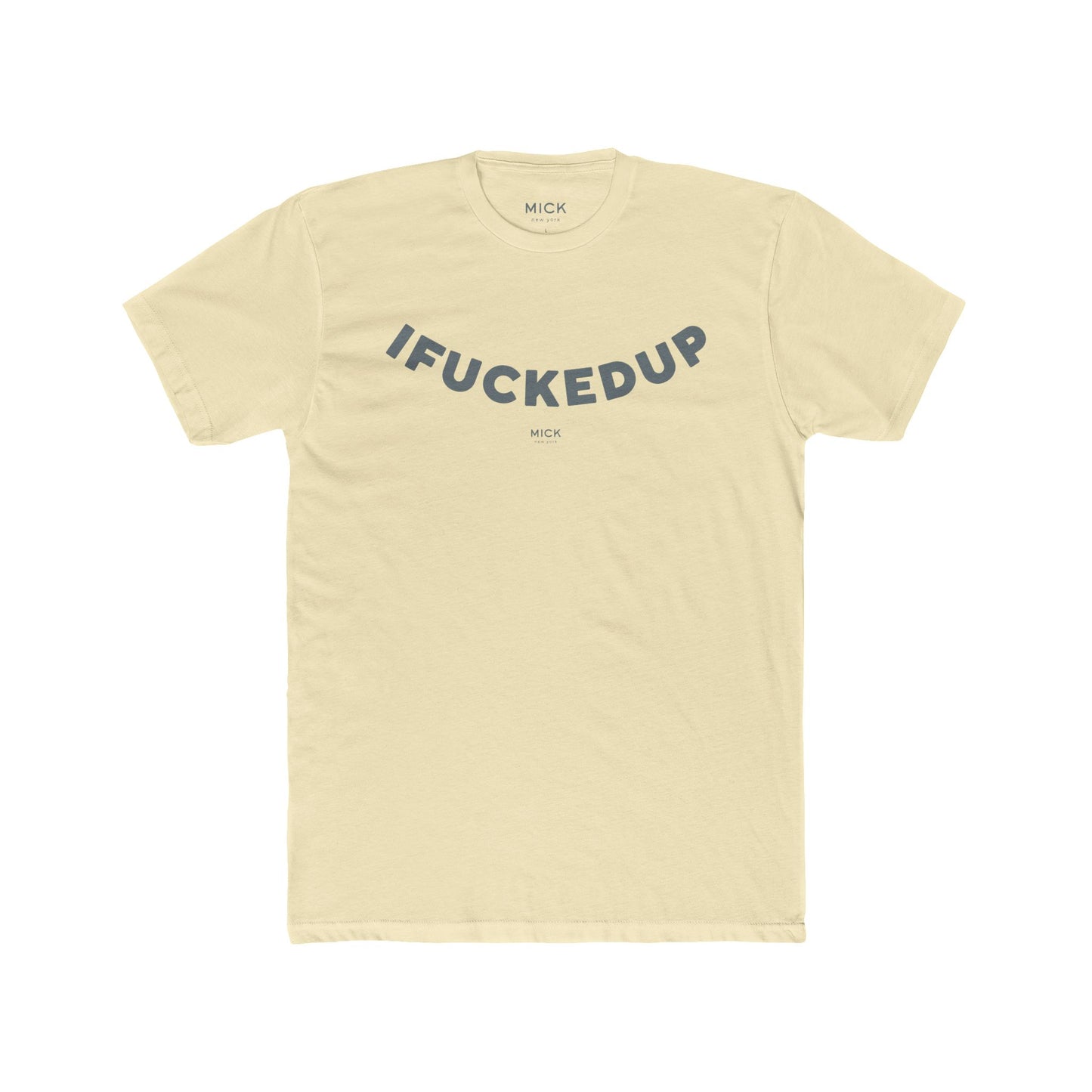 T-SHIRT WITH IFUCKEDUP PRINT