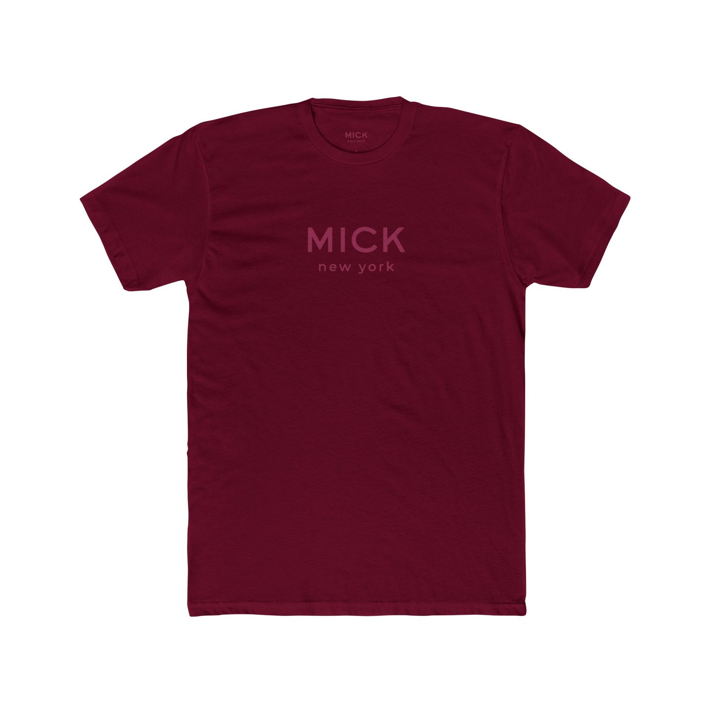 T-SHIRT WITH MICK NEW YORK PRINT