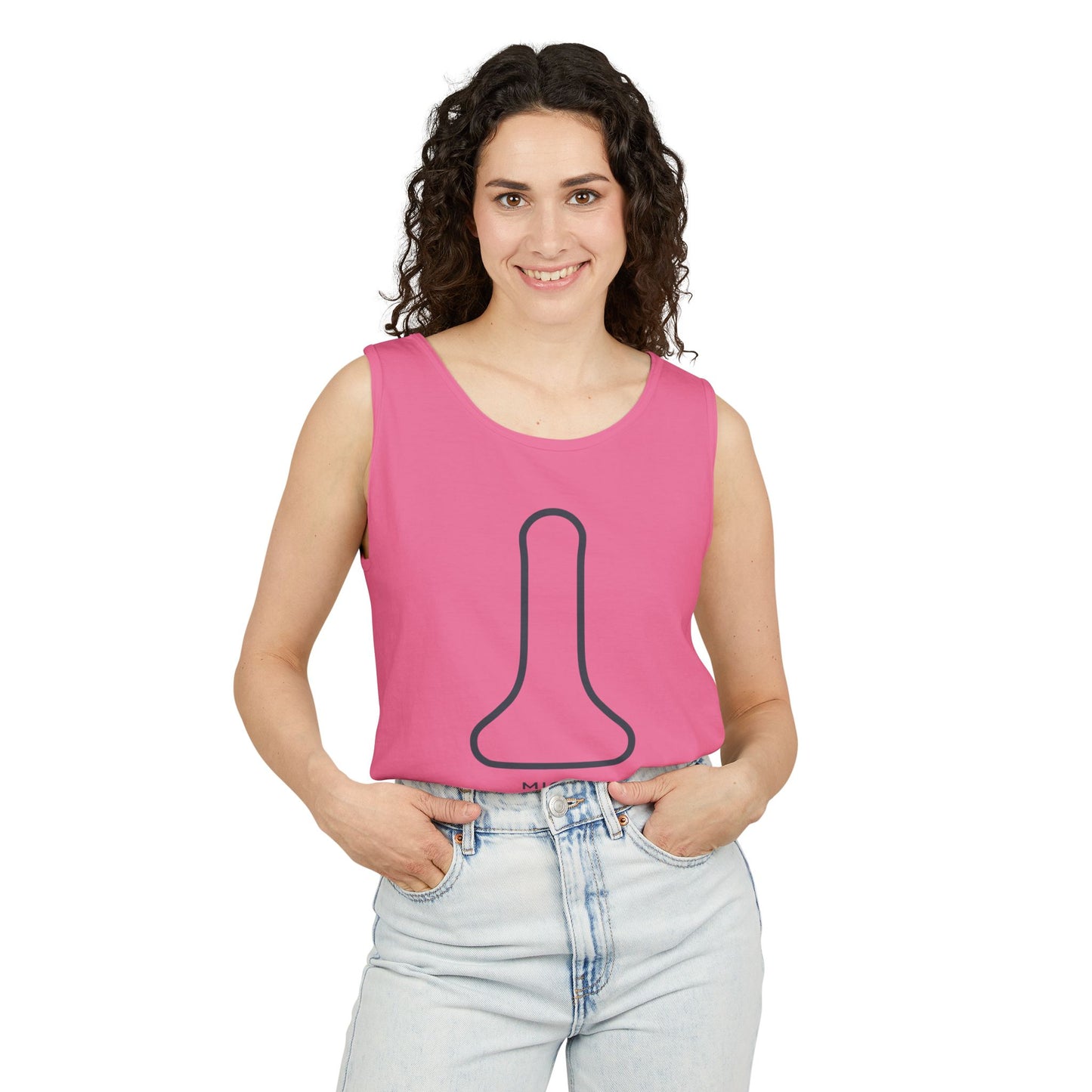TANK TOP WITH MICK NEW YORK PRINT