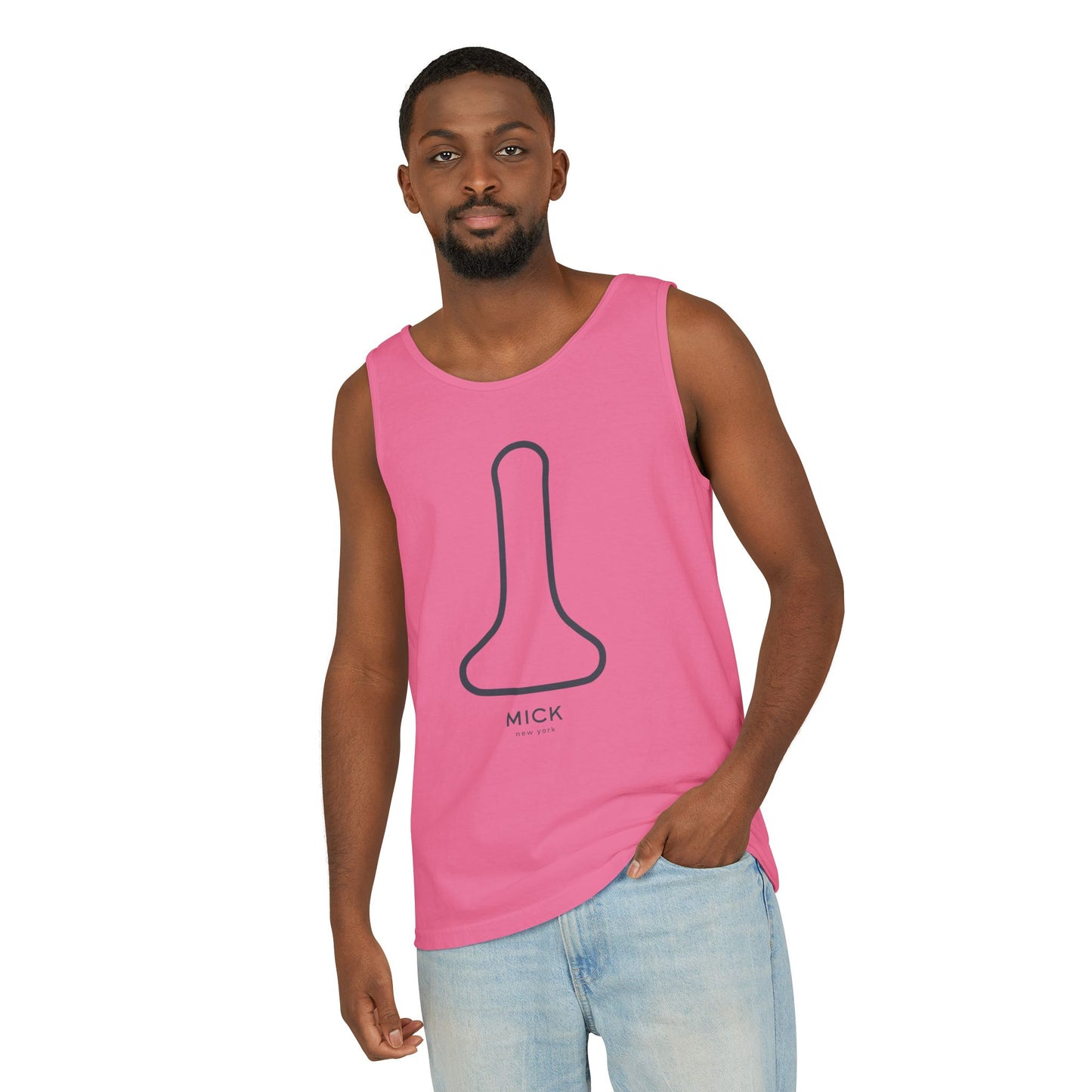 TANK TOP WITH MICK NEW YORK PRINT