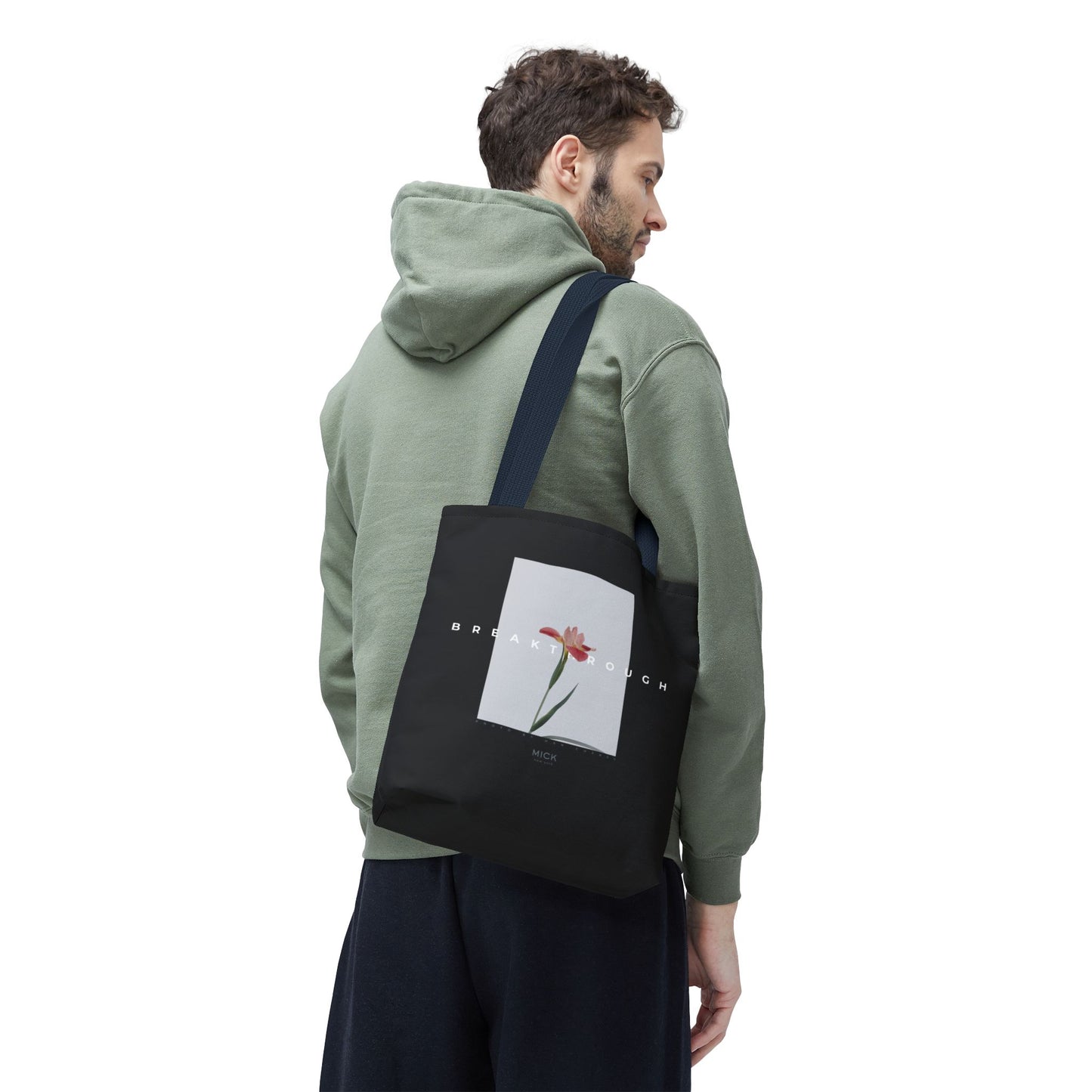 TOTE BAG WITH FLOWER PRINT