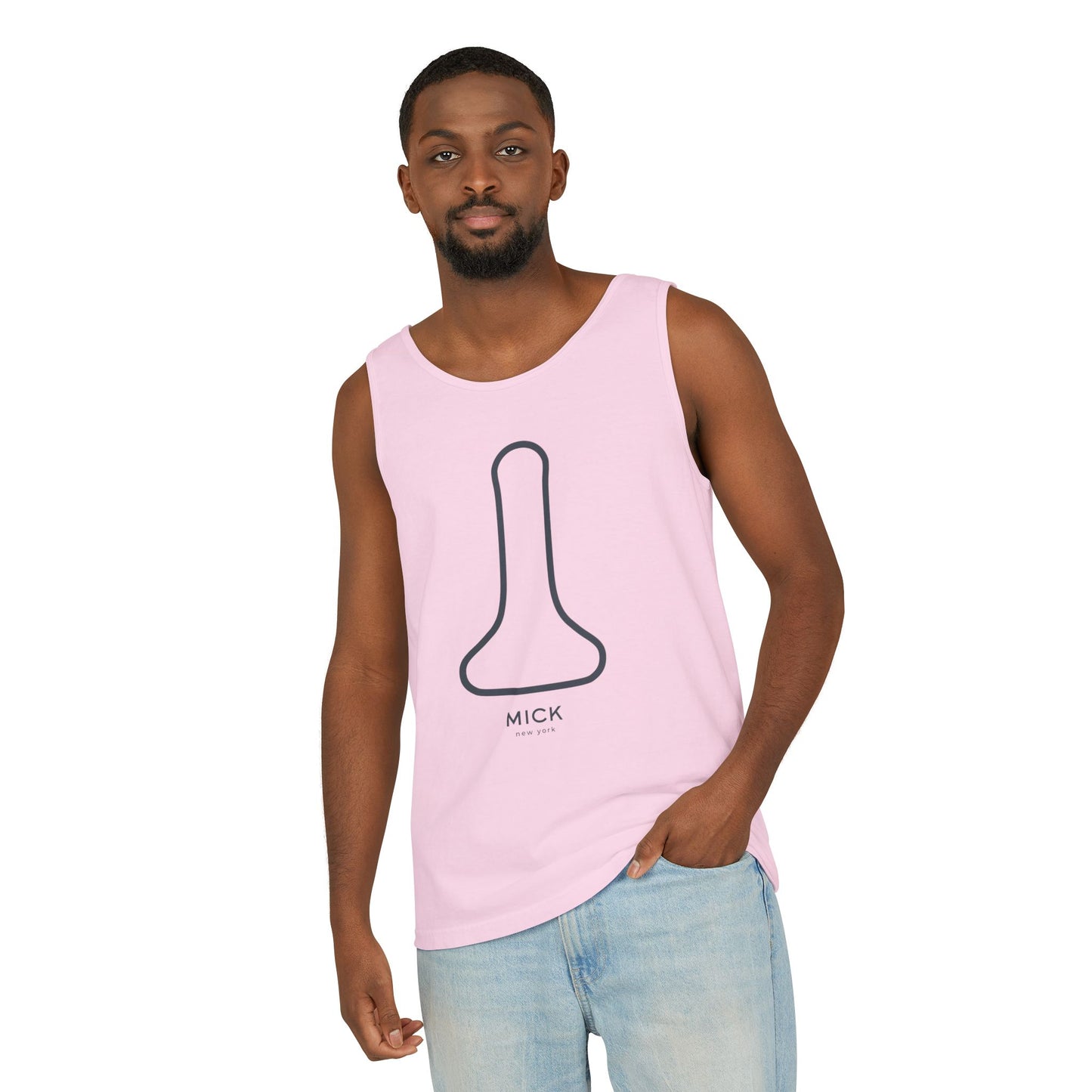 TANK TOP WITH MICK NEW YORK PRINT