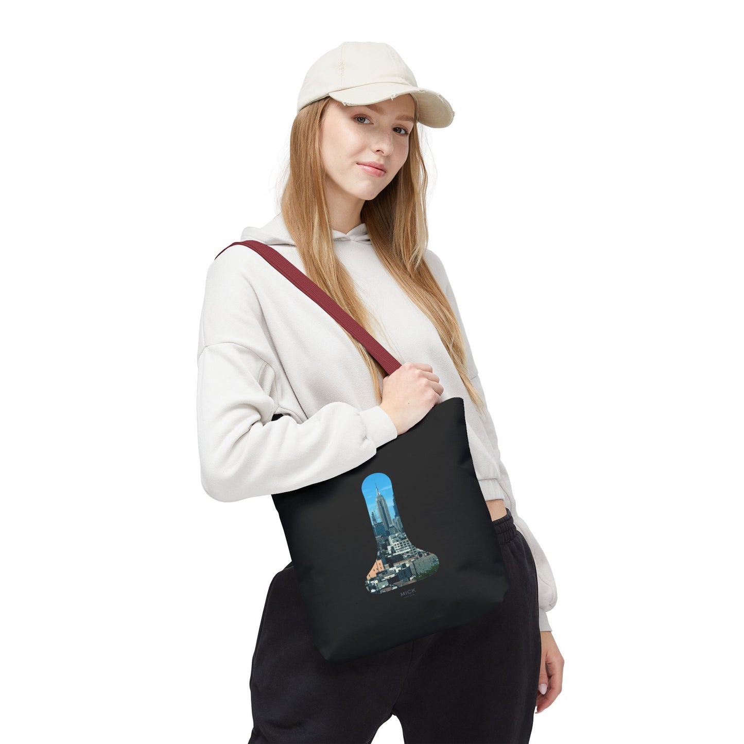 TOTE BAG WITH NEW YORK LAMP