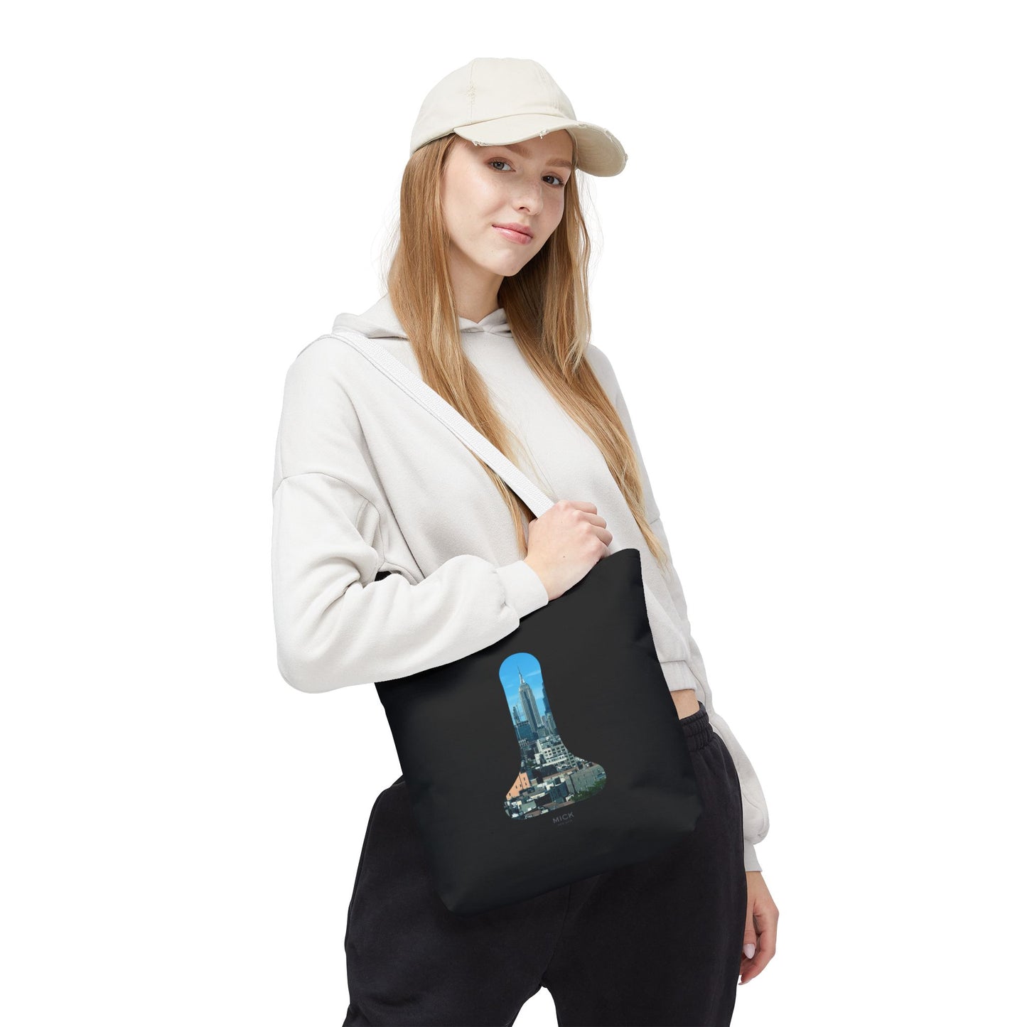 TOTE BAG WITH NEW YORK LAMP