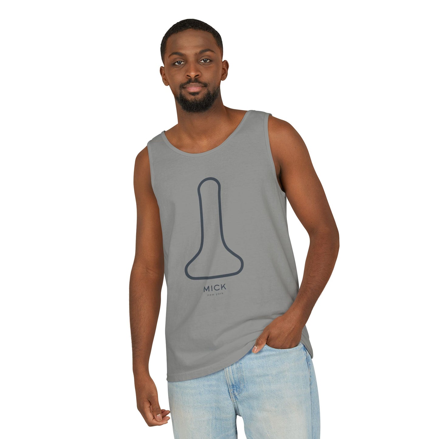 TANK TOP WITH MICK NEW YORK PRINT