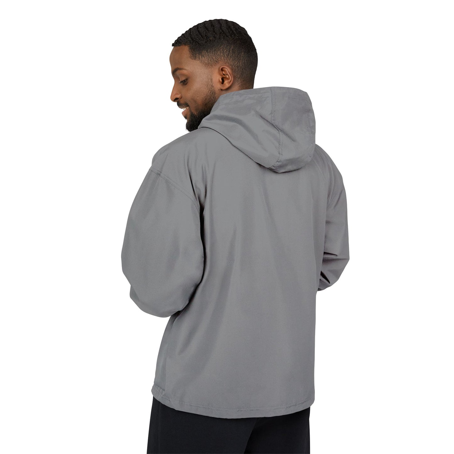 RAIN JACKET WITH NEW YORK LAMP PRINT