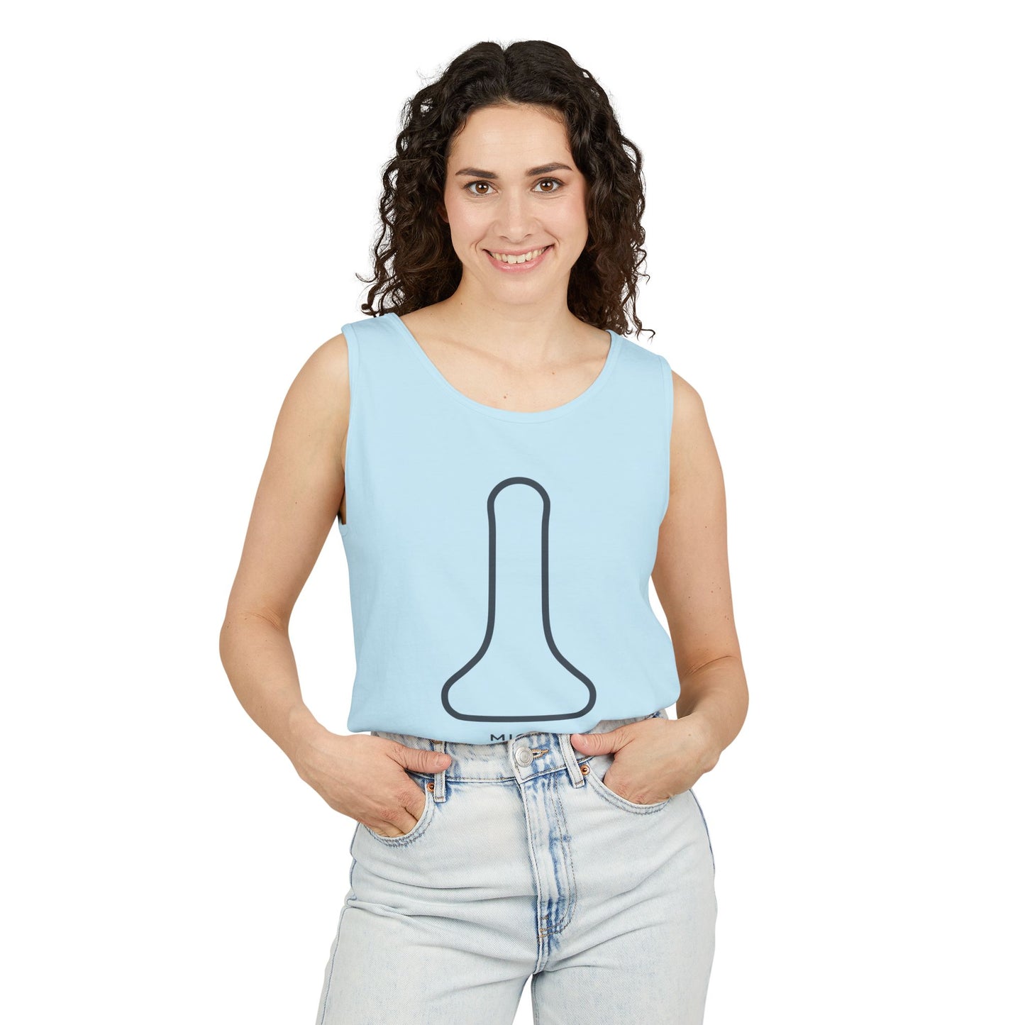 TANK TOP WITH MICK NEW YORK PRINT