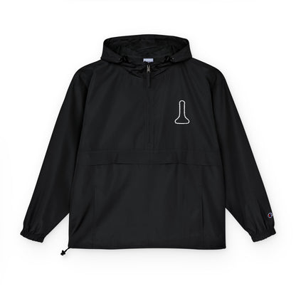 RAIN JACKET WITH NEW YORK LAMP PRINT
