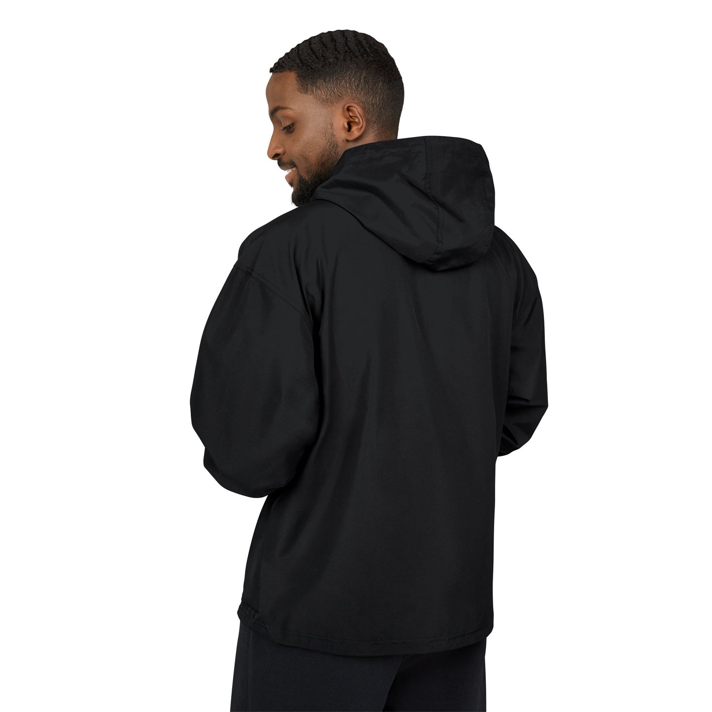 RAIN JACKET WITH NEW YORK LAMP PRINT