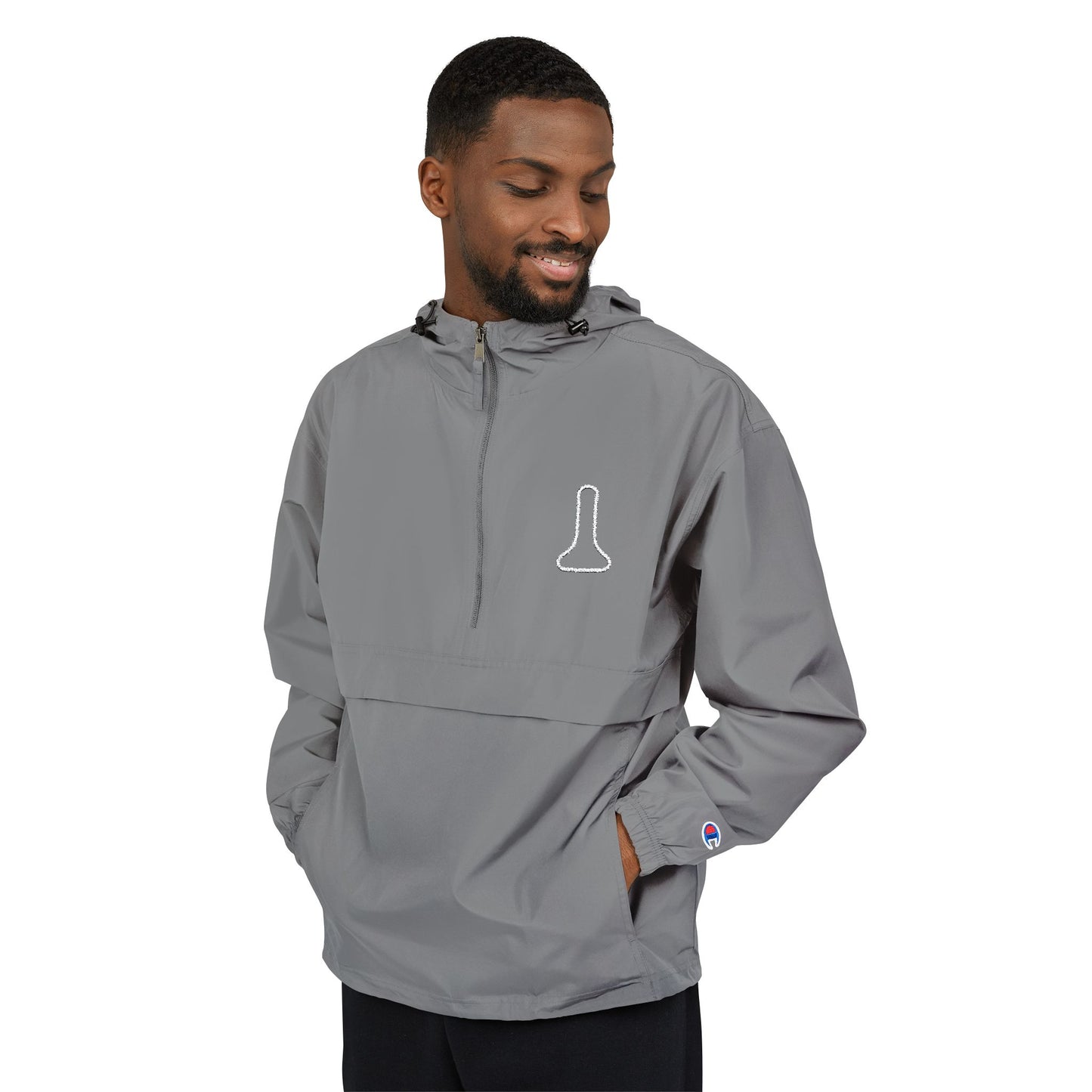 RAIN JACKET WITH NEW YORK LAMP PRINT