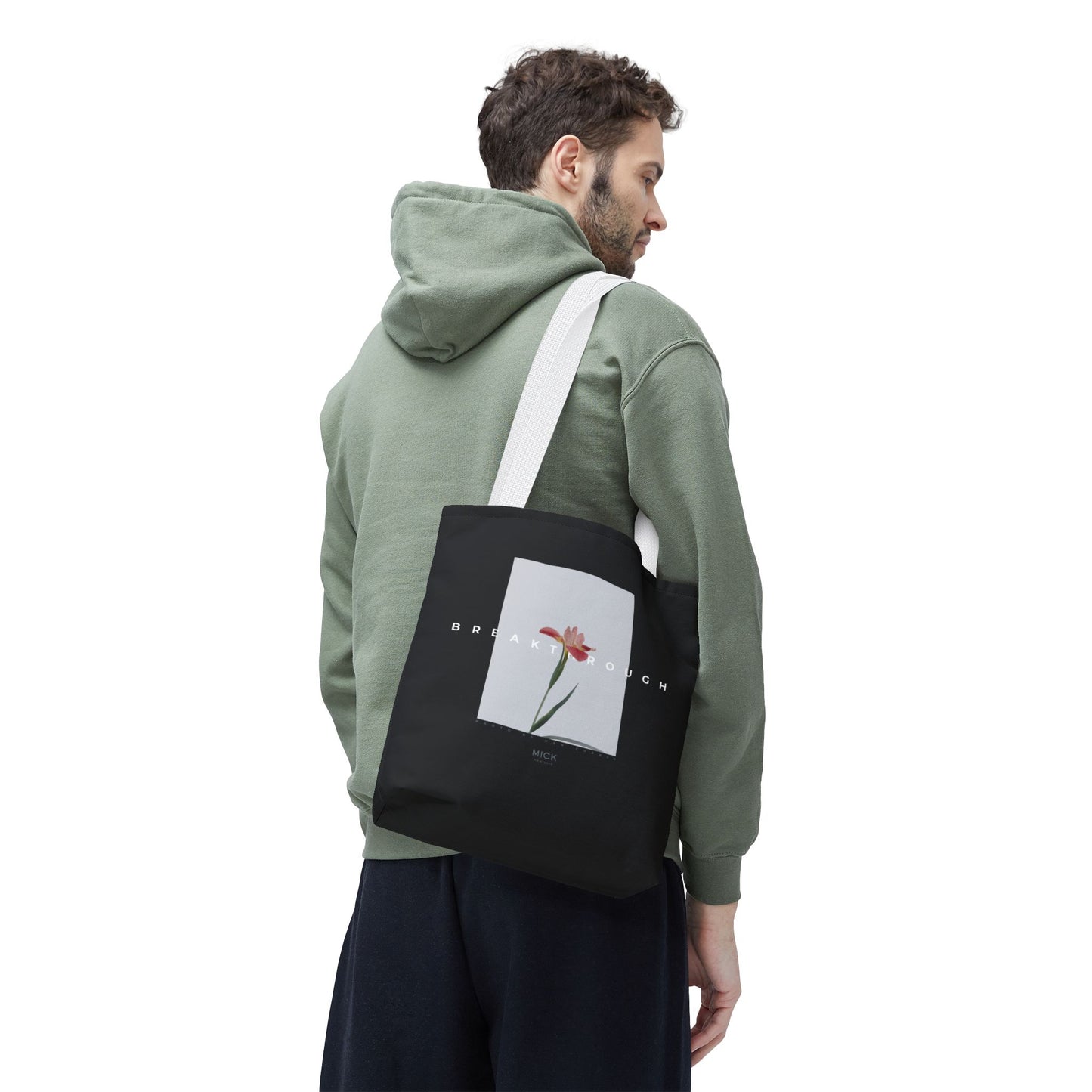 TOTE BAG WITH FLOWER PRINT