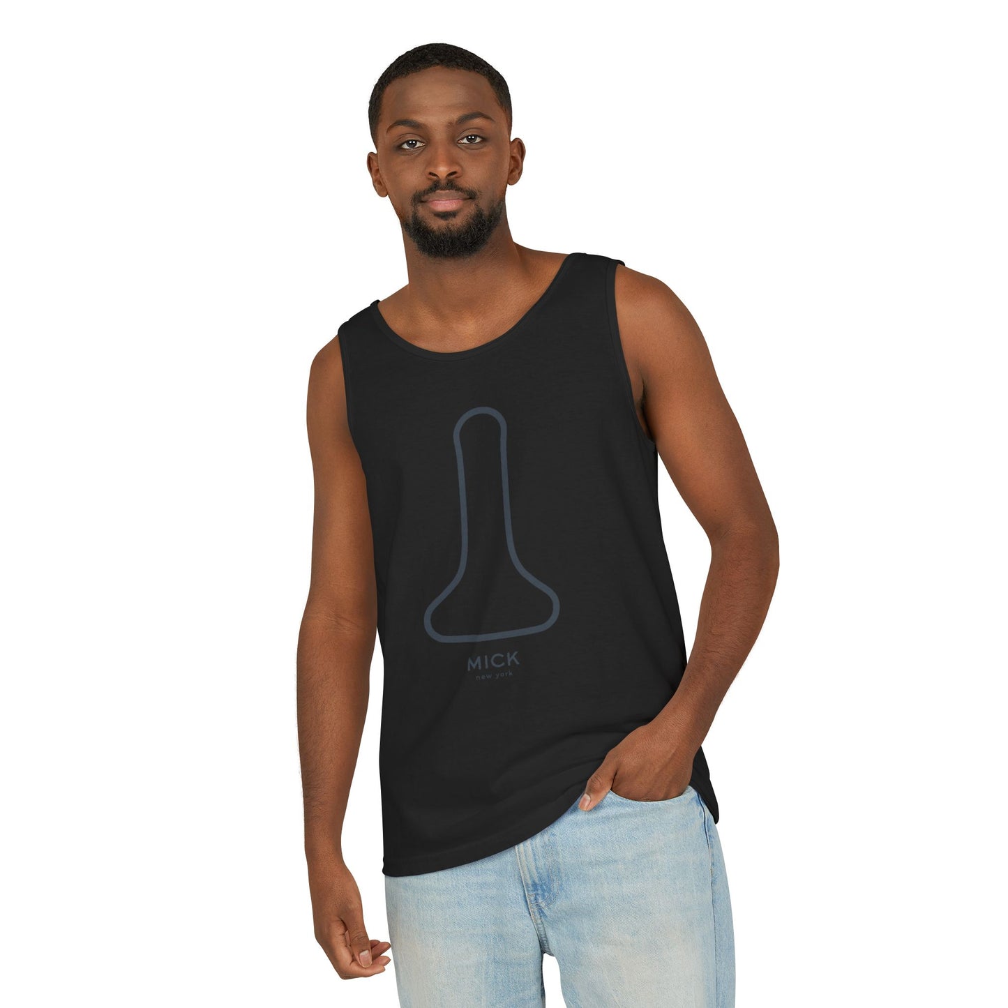 TANK TOP WITH MICK NEW YORK PRINT