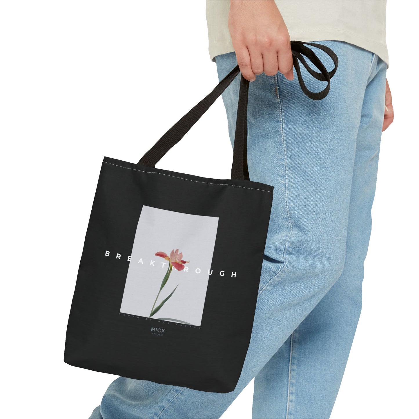 TOTE BAG WITH FLOWER PRINT