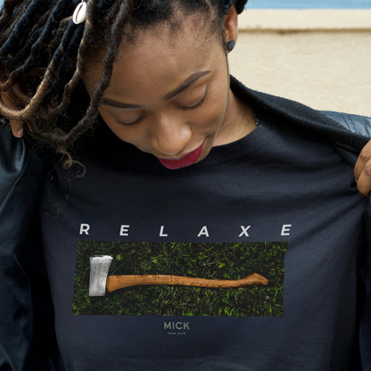 T-SHIRT WITH THE RELAXE PRINT