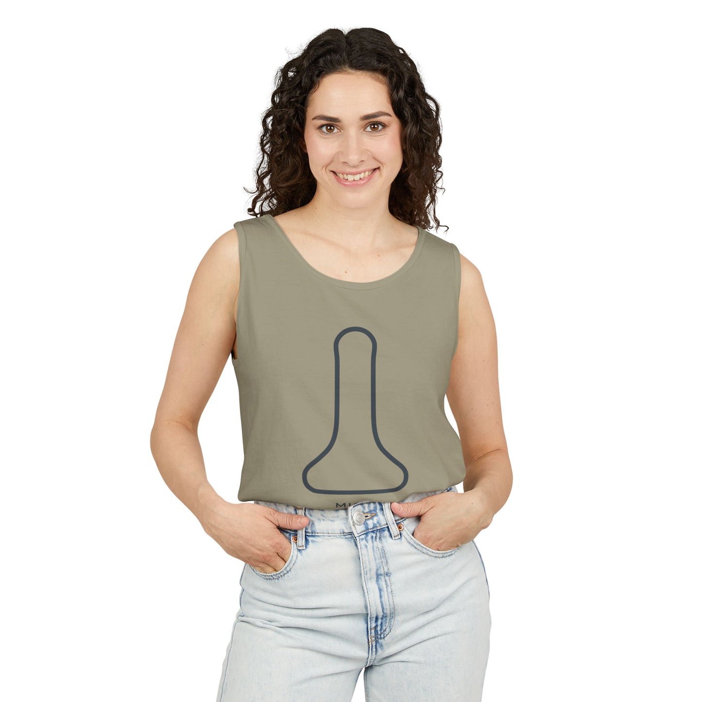 TANK TOP WITH MICK NEW YORK PRINT