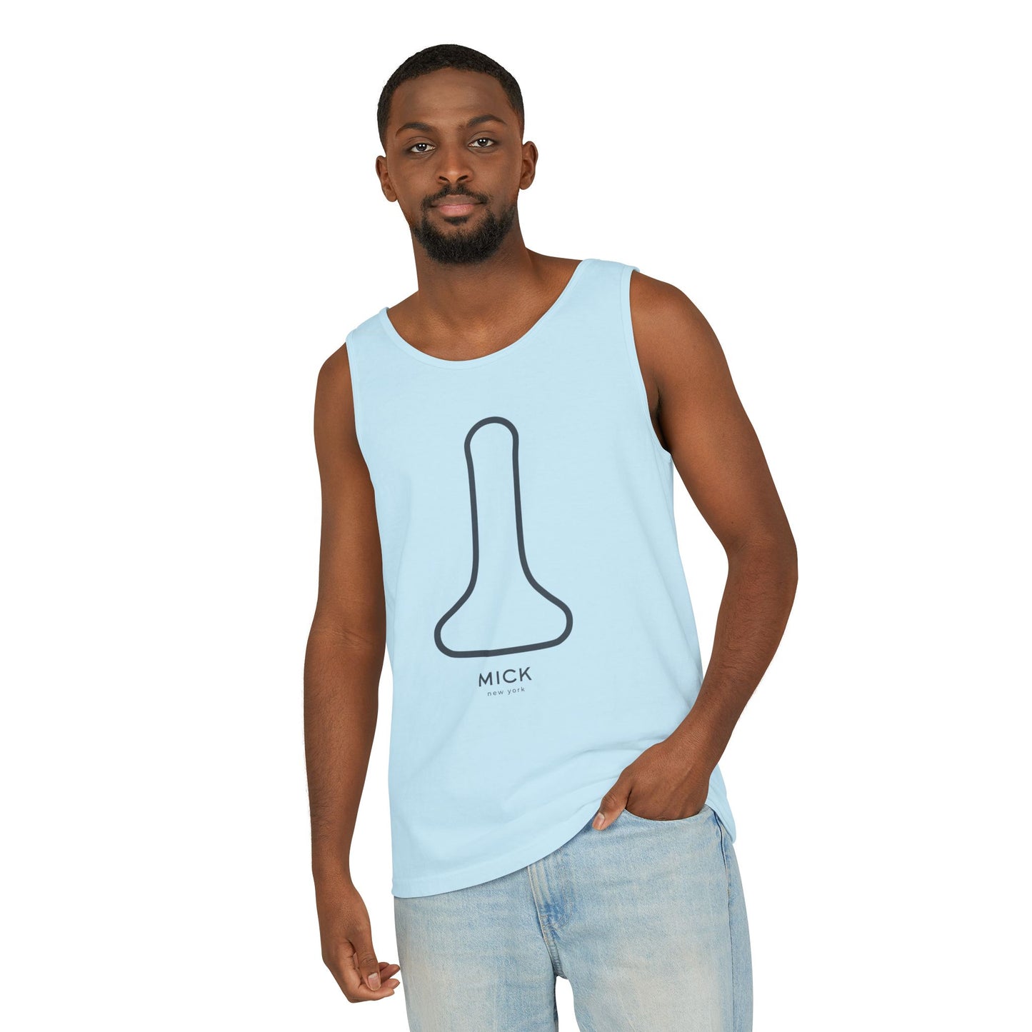 TANK TOP WITH MICK NEW YORK PRINT