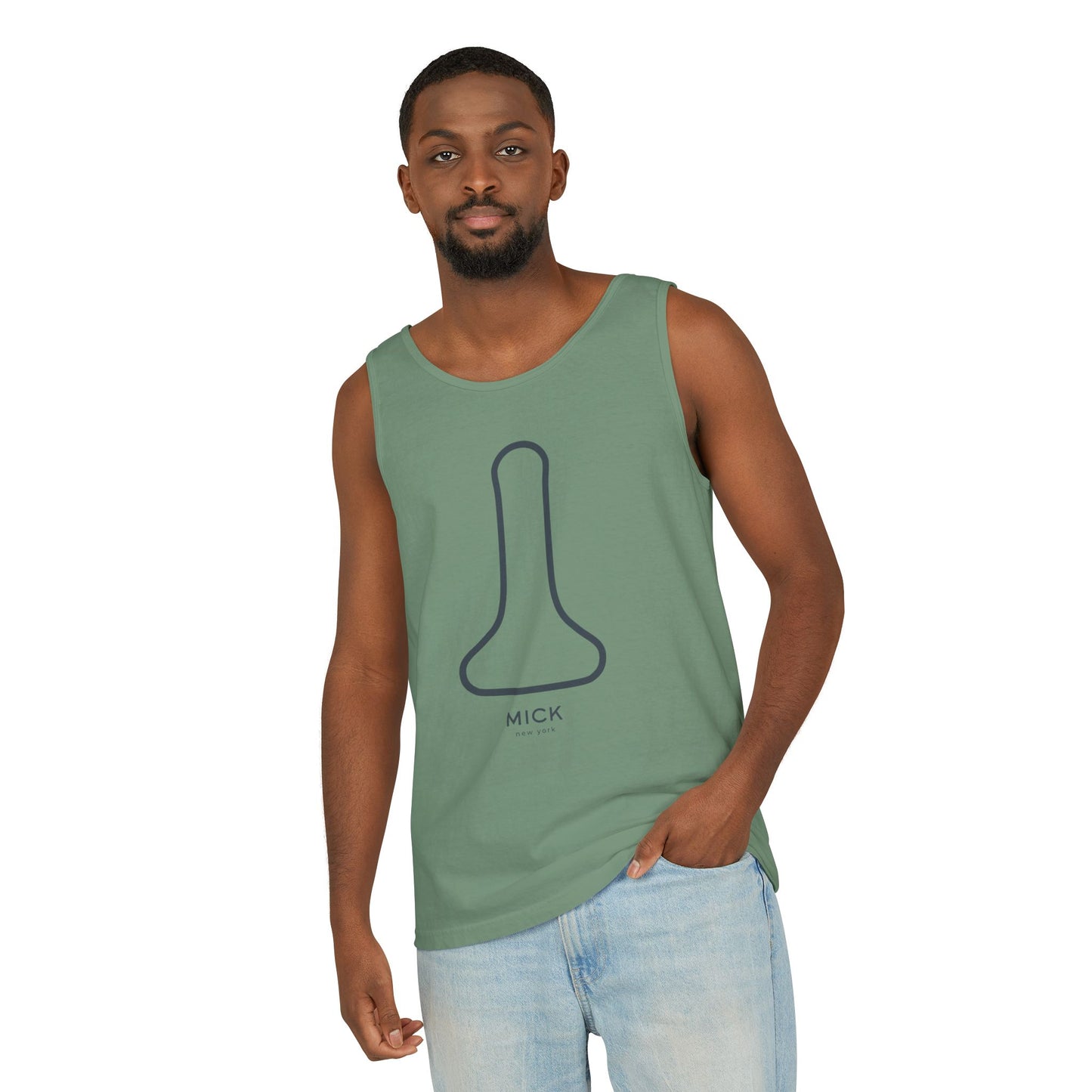 TANK TOP WITH MICK NEW YORK PRINT