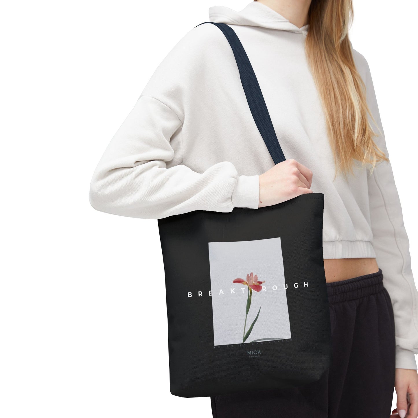 TOTE BAG WITH FLOWER PRINT