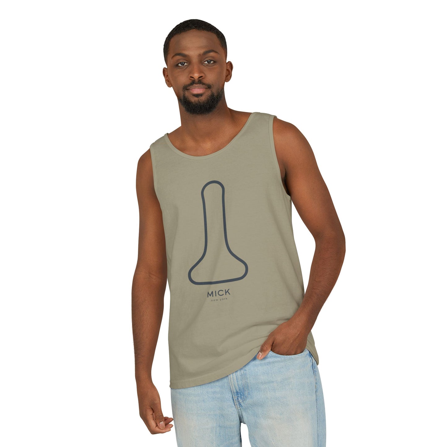 TANK TOP WITH MICK NEW YORK PRINT