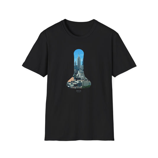 T-SHIRT WITH NEW YORK LAMP PRINT