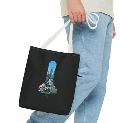 TOTE BAG WITH NEW YORK LAMP