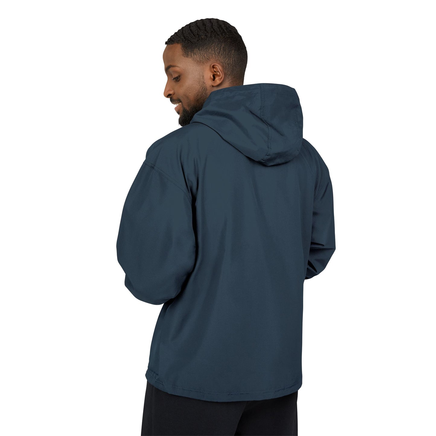 RAIN JACKET WITH NEW YORK LAMP PRINT